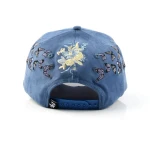 Streetwear 5-Panel Baseball Cap with Flat Embroidery and Applique Embroidery - View 5