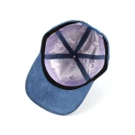 Streetwear 5-Panel Baseball Cap with Flat Embroidery and Applique Embroidery - View 8