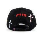 gorra de beisbol de 5 paneles de algodon con Flat Embroidery y bordado aplicado - View 8