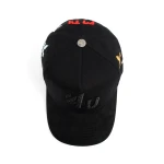 gorra de beisbol de 5 paneles de algodon con Flat Embroidery y bordado aplicado - View 10