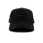 gorra de beisbol de 5 paneles de algodon con Flat Embroidery y bordado aplicado - View 2