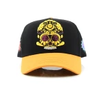 Streetwear 5-Panel Baseball Cap with Flat Embroidery and Rhinestone - View 7