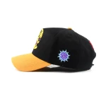Streetwear 5-Panel Baseball Cap with Flat Embroidery and Rhinestone - View 8