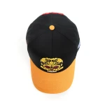 Streetwear 5-Panel Baseball Cap with Flat Embroidery and Rhinestone - View 11