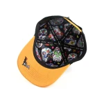 Streetwear 5-Panel Baseball Cap with Flat Embroidery and Rhinestone - View 12