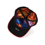 topi baseball 5 panel berbahan katun dengan emboss frekuensi tinggi dan Flat Embroidery - View 7