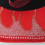 topi baseball 5 panel berbahan katun dengan emboss frekuensi tinggi dan Flat Embroidery - View 10