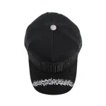 Streetwear 5-Panel Baseball Cap with Flat Embroidery and 3D Embroidery - View 6