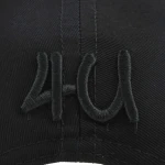 Streetwear 5-Panel Baseball Cap with Flat Embroidery and 3D Embroidery - View 10