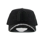 Streetwear 5-Panel Baseball Cap with Flat Embroidery and 3D Embroidery - View 2
