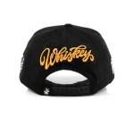 Streetwear 5-Panel Baseball Cap with Flat Embroidery and Rhinestone - View 4
