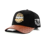 Streetwear 5-Panel Baseball Cap with Flat Embroidery and Rhinestone - View 1