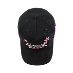 gorra de beisbol de 5 paneles de algodon con Flat Embroidery y bordado chenilla - View 6