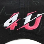gorra de beisbol de 5 paneles de algodon con Flat Embroidery y bordado chenilla - View 9