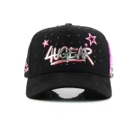 gorra de beisbol de 5 paneles de algodon con Flat Embroidery y bordado chenilla - View 2