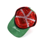 topi baseball 5 panel berbahan katun dengan Flat Embroidery dan Rhinestone - View 7
