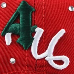 topi baseball 5 panel berbahan katun dengan Flat Embroidery dan Rhinestone - View 10