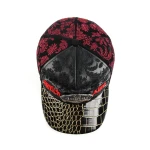 Streetwear 5-Panel Baseball Cap with Flat Embroidery and Metal Plate - View 6