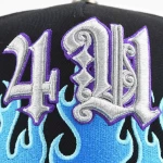 gorra de beisbol de 5 paneles de algodon con bordado 3D y Flat Embroidery - View 9