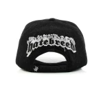 gorra de beisbol de 5 paneles de denim con bordado aplicado y serigrafia - View 8