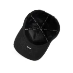 gorra de beisbol de 5 paneles de denim con bordado aplicado y serigrafia - View 11