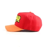 5-Panel Baseball Cap with Rhinestone and 3D Embroidery - View 6