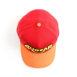 5-Panel Baseball Cap with Rhinestone and 3D Embroidery - View 9