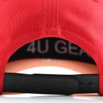 5-Panel Baseball Cap with Rhinestone and 3D Embroidery - View 3