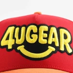 5-Panel Baseball Cap with Rhinestone and 3D Embroidery - View 4