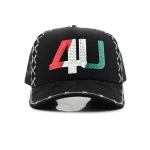 Streetwear 5-Panel Baseball Cap with Rhinestone and 3D Embroidery - View 7
