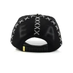 Streetwear 5-Panel Baseball Cap with Rhinestone and 3D Embroidery - View 9