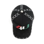 Streetwear 5-Panel Baseball Cap with Rhinestone and 3D Embroidery - View 11