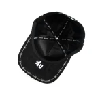 Streetwear 5-Panel Baseball Cap with Rhinestone and 3D Embroidery - View 12