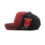 gorra de beisbol de 5 paneles de Streetwear con bordado aplicado y Flat Embroidery - View 7