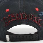 gorra de beisbol de 5 paneles de Streetwear con bordado aplicado y Flat Embroidery - View 3