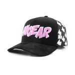 topi baseball 5 panel berbahan katun dengan bordir chenille dan bordir tepi - View 1