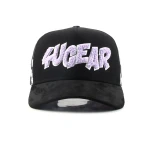 cappellino da baseball a 5 pannelli in cotone con ricamo ciniglia e ricamo bordato - View 6
