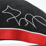 gorra de beisbol de 5 paneles de algodon con bordado de ribete y Flat Embroidery - View 3