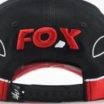 gorra de beisbol de 5 paneles de algodon con bordado de ribete y Flat Embroidery - View 4