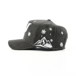 gorra de beisbol de 5 paneles de Corduroy con bordado 3D y Flat Embroidery - View 6