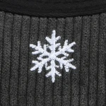 gorra de beisbol de 5 paneles de Corduroy con bordado 3D y Flat Embroidery - View 2