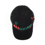 gorra de beisbol de 5 paneles de Corduroy con bordado 3D y Flat Embroidery - View 10
