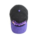5-Panel Baseball Cap aus Baumwolle mit Flat Embroidery und Rhinestone - View 10