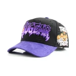 5-Panel Baseball Cap aus Baumwolle mit Flat Embroidery und Rhinestone - View 1