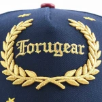 Streetwear 5-Panel Baseball Cap with Flat Embroidery and Rhinestone - View 5