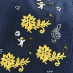 Streetwear 5-Panel Baseball Cap with Flat Embroidery and Rhinestone - View 4
