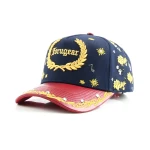 Streetwear 5-Panel Baseball Cap with Flat Embroidery and Rhinestone - View 1
