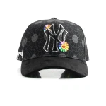 topi baseball 5 panel berbahan katun dengan Flat Embroidery dan Rhinestone - View 6