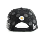 topi baseball 5 panel berbahan katun dengan Flat Embroidery dan Rhinestone - View 8