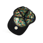 topi baseball 5 panel berbahan katun dengan Flat Embroidery dan Rhinestone - View 11